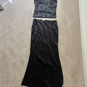 Princess Polly Black Maxi Trumpet Dress